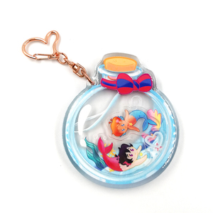 Kuien Meilleures ventes Porte-clés en acrylique et résine époxy personnalisés imprimés, breloques <span class=keywords><strong>shaker</strong></span> anime avec petit <span class=keywords><strong>shaker</strong></span> à l'intérieur - Product Image 4