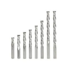 Best Quality 2 Flute Solid Spiral Woodwork CNC Router Bits For Milling Cutter