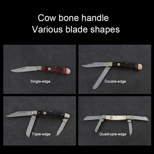 Cuchillo de Camping Industrial Personalizado Hongrui, Hoja Fija, Mango de Madera y Hueso de Buey, Acero Inoxidable, Ideal para Supervivencia al Aire Libre, Soporte OEM - Product Image 5