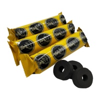 HQHC0025 HongQiang Chine fournisseur Coquille De Noix De Coco Cube 25mm shisha briquette de charbon de bois en gros Charbon de bois pour Narguilé