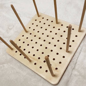 Support personnalisé Grand Moyen Petit Crochet Blocage Peg Board Tricot Artisanat Bloqueur Granny Carré avec chevilles - Product Image 6