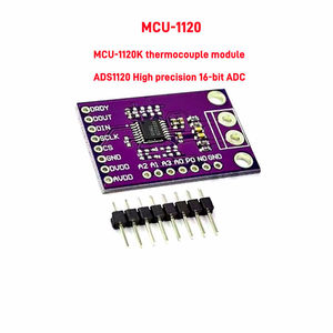 MCU-1120 โมดูลเทอร์โมคัปเปิลชนิด K ADS1120 ตัวแปลงอนาล็อกเป็นดิจิตอล 16 บิตแบบความละเอียดสูง ADC - Product Image 3