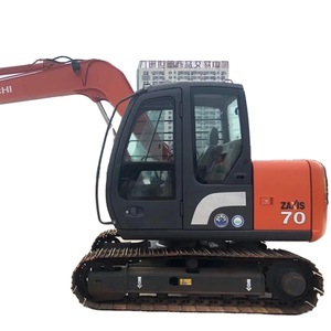 Excavatrice sur chenilles d'occasion Zx70 à faibles heures de travail Mini pelle sur chenilles de 7 tonnes d'occasion à vendre en bon état - Product Image 1