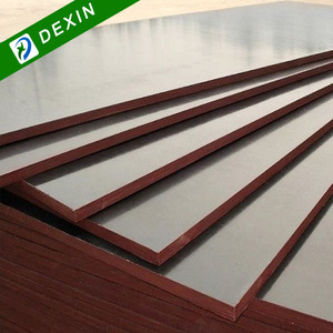 Utilisation de la construction 4*8 pieds 12mm 16mm 18mm Contreplaqué de forme en béton Contreplaqué à face de film noir pour la construction - Product Image 3