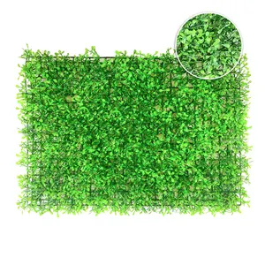 高品质三叉戟草新设计定制人造绿色植物墙草装饰