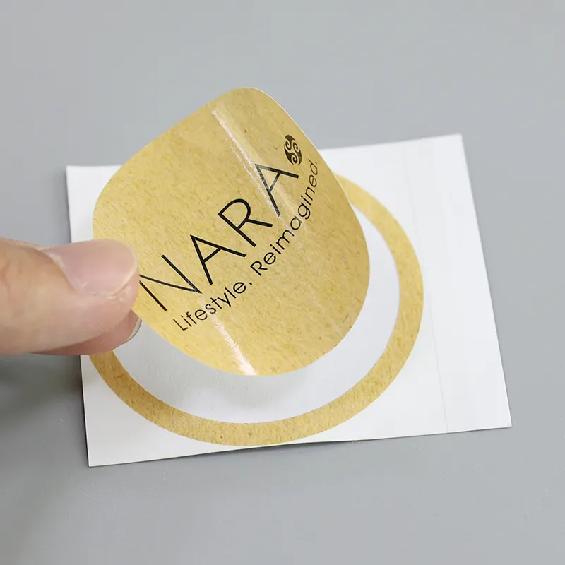 Adesivo de logotipo personalizado para carro, etiquetas de impressão de amostra, folha de ouro transparente, cortado autoadesivo da marca privada