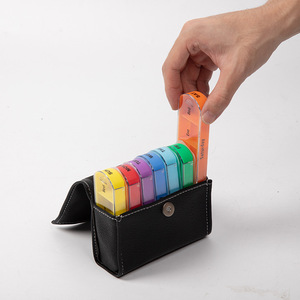 Caja de almacenamiento de pastillas de 7 días, gran oferta, 2 semanas, plástico de alta calidad, 28 compartimentos, organizador de pastillas, caja de pastillas de plástico - Product Image 2