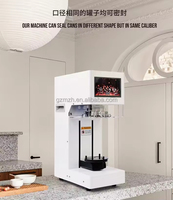 Machine de scellage automatique commerciale à écran tactile - Scelleuse de gobelets pour boissons 220V, vitesse de scellage 3s, utilisation facile pour les salons de thé au lait