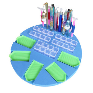 Nouveau Jeu D'outils Bricolage <span class=keywords><strong>Fait</strong></span> Main Perceuse Plateau <span class=keywords><strong>Etabli</strong></span> Diamant Peinture Plateau D'éponge - Product Image 3