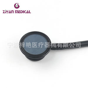ZY-5009 All-Black Stainless Steel Adult <b>Stethoscope</b> Manual Power Teaching <b>Stethoscope</b> Class II Plastic Metal Manufacturer Supply - Product Image 4