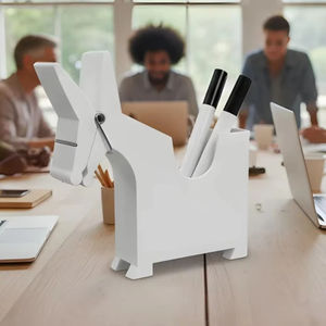 Porte-mémo de bureau mignon, clip en plastique mule, porte-cartes de visite, rangement, fournitures de bureau, distributeurs, papeterie - Product Image 4