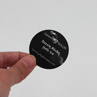 Autocollants Étiquettes Rondes Personnalisées avec Logo en Feuilles, Autocollants Étiquettes Imperméables, Étiquettes de Remerciement pour Petites Entreprises