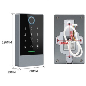 Ttlock K3/k3f vân tay kiểm soát truy cập hệ thống cửa <span class=keywords><strong>Opener</strong></span> cho intercom NFC Bluetooth điện cổng bàn phím 13.56MHz thẻ RFID - Product Image 1