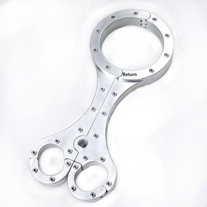 Produk Seks Dewasa Black Emperor, Pengikat Leher Tangan Kaki dari Paduan Aluminium, Model Flail Lock, HT-RZJ-01, Cina - Product Image 5