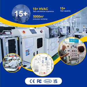 New Arrival AC Knob RS485 modbus thông minh không dây Wifi ZigBee kỹ thuật số phòng Nhiệt điều khiển nhiệt độ cho HVAC Hệ thống phần - Product Image 5