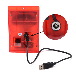 Luces Solares de Advertencia con Clasificación IP65, Pequeñas, 4 Modos, Luz y Sonido, 8 LED, Control Remoto para Jardín, Pueblo, Rancho, Villa - Product Image 5