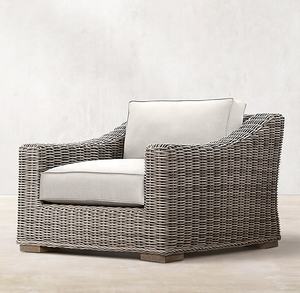 Wasserdichte und hochwertige Rattan-Outdoor-Möbel Couch Gartensofa Weide Outdoor-Möbel-Sets - Product Image 3