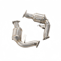Venta al por mayor de fábrica de tubo de escape de acero inoxidable de alta calidad para Audi S5 B7 4.2L 2007-2012, tubo delantero para mejora de potencia