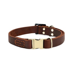 Collier réglable pour chiens de petite, moyenne et grande taille, berger allemand, <span class=keywords><strong>malinois</strong></span>, S M L XL, noir et marron - Product Image 5