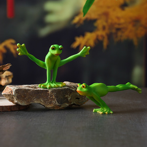 Figurine de grenouille de yoga Mystic Arts en résine, décoration de bureau, cadeau - Product Image 3