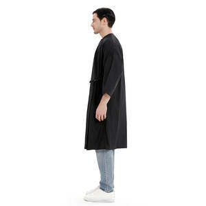 Kimono à manches longues pour femmes Uniforme <span class=keywords><strong>de</strong></span> client Nylon froissé brillant, Robe <span class=keywords><strong>de</strong></span> salon <span class=keywords><strong>de</strong></span> coiffure Smock Robes Capes et Tablier <span class=keywords><strong>de</strong></span> styliste 1D3 - Product Image 2