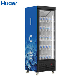 Comercial Supermercado Bebida Enfriador Vitrina Refrigerador Cubitera Congelador Vertical Expositor - Product Image 3