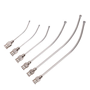 獣医の再利用可能な動物の給餌針ペットの鳥の水門カヌラペットラットマウス経口強制飼い葉桶給餌針 - Product Image 1