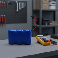 Pack de batteries jetables longue durée ER34615M 3P personnalisé pour instrument intelligent 85 ℃   Contrôle et mesure des appareils intelligents industriels
