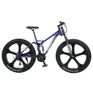 26\" X4.0 फैट टायर एल्यूमिनियम मिश्र धातु माउंटेन साइकिल सिंगल स्पीड 29 इंच चॉपर बाइक स्टील फोर्क डिस्क ब्रेक पुरुषों की स्नो साइकिल बिक्री