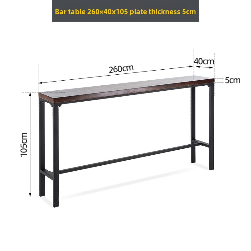 Single table 260 * 40 * 105 board thickness 5cm
