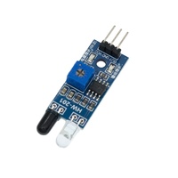 HW-201 1 pièce Module IC de capteur de détection d'obstacles infrarouge IR photoélectrique réfléchissant 3 broches pour robot voiture intelligent DIY HW-201