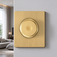 Contrôleur de vitesse de ventilateur pour hôtel et maison, interrupteur de commande de ventilateur électrique en matériau durable, variateur mural