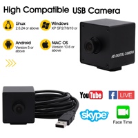 Kamera USB ELP 8MP Mini Case UVC Kamera Web PC Dengan Lensa 3.6mm