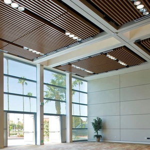 <span class=keywords><strong>Listello</strong></span> in Alluminio per Controsoffitto, Striscia Metallica Effetto <span class=keywords><strong>Legno</strong></span> per Soffitto a Doghe per Sale - Product Image 2