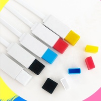 Cubierta de enchufe USB de goma de silicona, tapas protectoras de unidad flash para Extremo macho USB, 1000 unids/pack