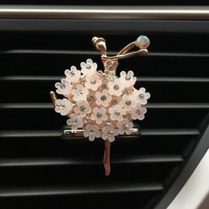 Diffuseur d'arômes pour voiture, parfum pour voiture, désodorisant, parfum automobile, clip de ventilation pour voiture, accessoire de voiture Ballet Bling pour filles - Product Image 5
