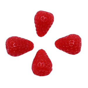 อุปกรณ์ตกแต่ง CHENXI มินิ 3 มิติ รูปสตรอว์เบอร์รี สำหรับตกแต่งบ้านตุ๊กตา สไลม์ กิ๊บติดผม พวงกุญแจ ผลไม้ เรซิ่นชาร์ม - Product Image 4