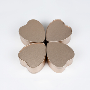Imballaggio della caramella/biscotto al cioccolato/regalo di festival bella a forma di <span class=keywords><strong>cuore</strong></span> scatola di latta lattine di metallo - Product Image 6