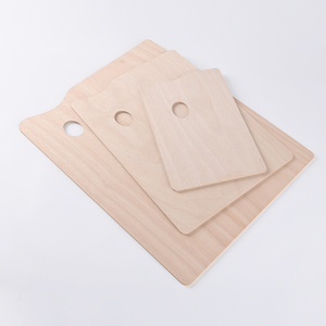 Paleta de pintura de <span class=keywords><strong>madera</strong></span>, bandeja de pintura para acrílicos, paleta para pintar con soporte para el pulgar, para artistas - Product Image 1