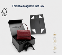 Boîte cadeau magnétique rigide noire de luxe, 1200g, carton, aimant N52, toucher doux, mat, recyclable, emballage durable