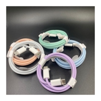 Kabel Data pengisian daya Cepat 60W, untuk iphone15, OEM USB Tipe C ke kabel PD pengisian cepat Tipe C