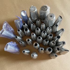 Gran oferta, juego de boquillas de pétalos, crema de acero inoxidable, postre, hornear, herramientas de decoración DIY, boquilla de hierba, puntas de tubería de glaseado - Product Image 6
