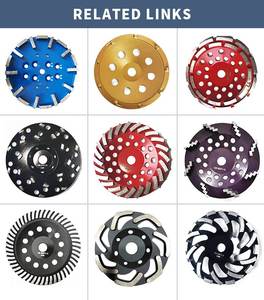 Disco abrasivo de muela abrasiva de diamante PCD de 250mm de alta calidad para moler piso de epoxi, quitar pintura de pegamento, revestimiento - Product Image 6