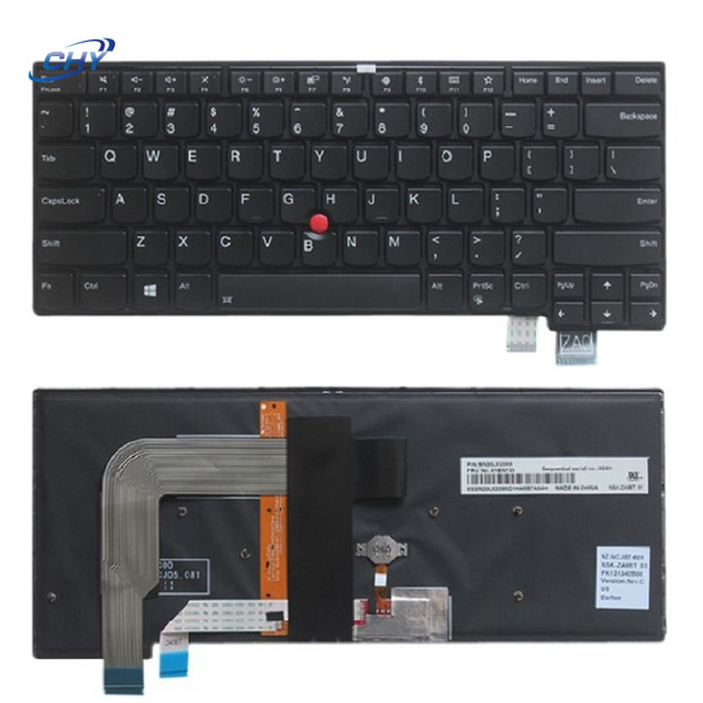 Replacement Laptop Keyboard for Lenovo Thinkpad T460S T470S US English Backlit Keyboard