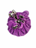 Bonnet de nuit ajustable doublé satin, grande taille 35 cm, en polaire douce pour cheveux bouclés, pour femme, avec nœud décoratif en satin rose