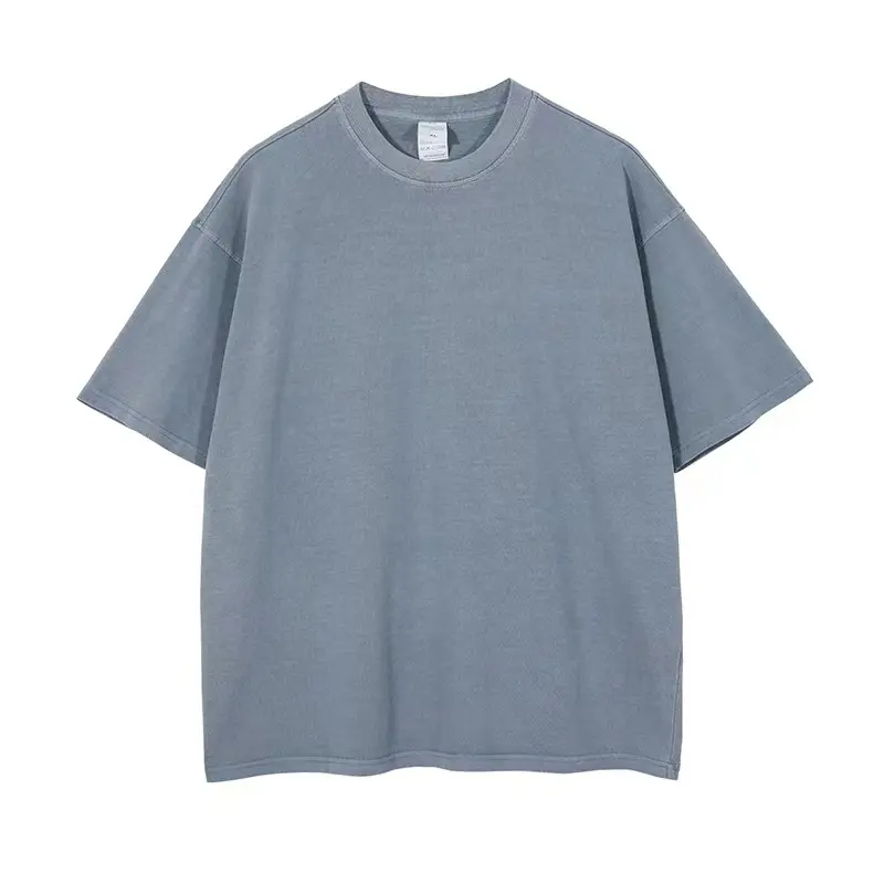 Camicie di cotone personalizzate Unisex all'ingrosso OEM per gli uomini abbigliamento vintage di marca di alta qualità