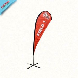 Single and Double Sided Wind Resistant Beach <b>Flags</b> Teardrop Banner Flying Beach Banner for Promotional Use - Product Image 3