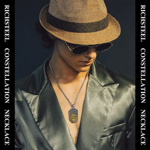 Collier pendentif Sagittaire 12 <span class=keywords><strong>Horoscope</strong></span> de haute qualité Style tendance en acier inoxydable fin <span class=keywords><strong>pour</strong></span> fiançailles et mariage - Product Image 5