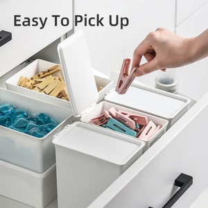 Metal <b>Laundry</b> Box Rectangle Washing Powder <b>Storage</b> Container <b>Laundry</b> Powder <b>Storage</b> Box With Scoop - Product Image 4