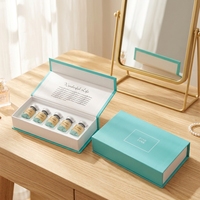 Emballage personnalisé pour ampoules de 2 ml/3 ml/5 ml/10 ml avec impression quadricolore, boîte rigide en carton pour sérum de soin de la peau